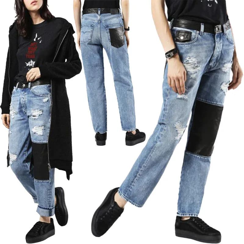 DIESEL DE MYKI 0076E Womens Denim Jeans