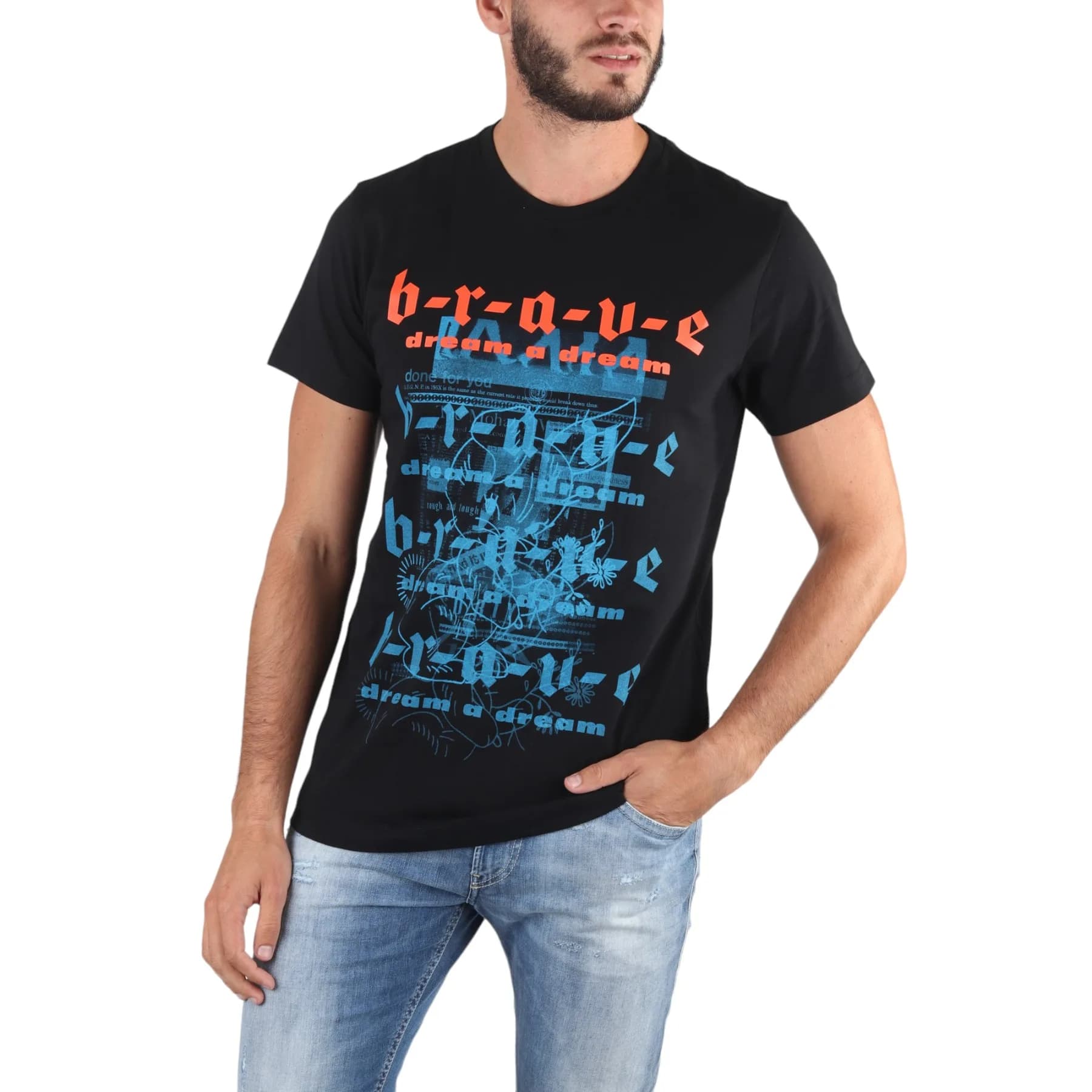 DIESEL T DIEGO WC Mens Printed T Shirts 