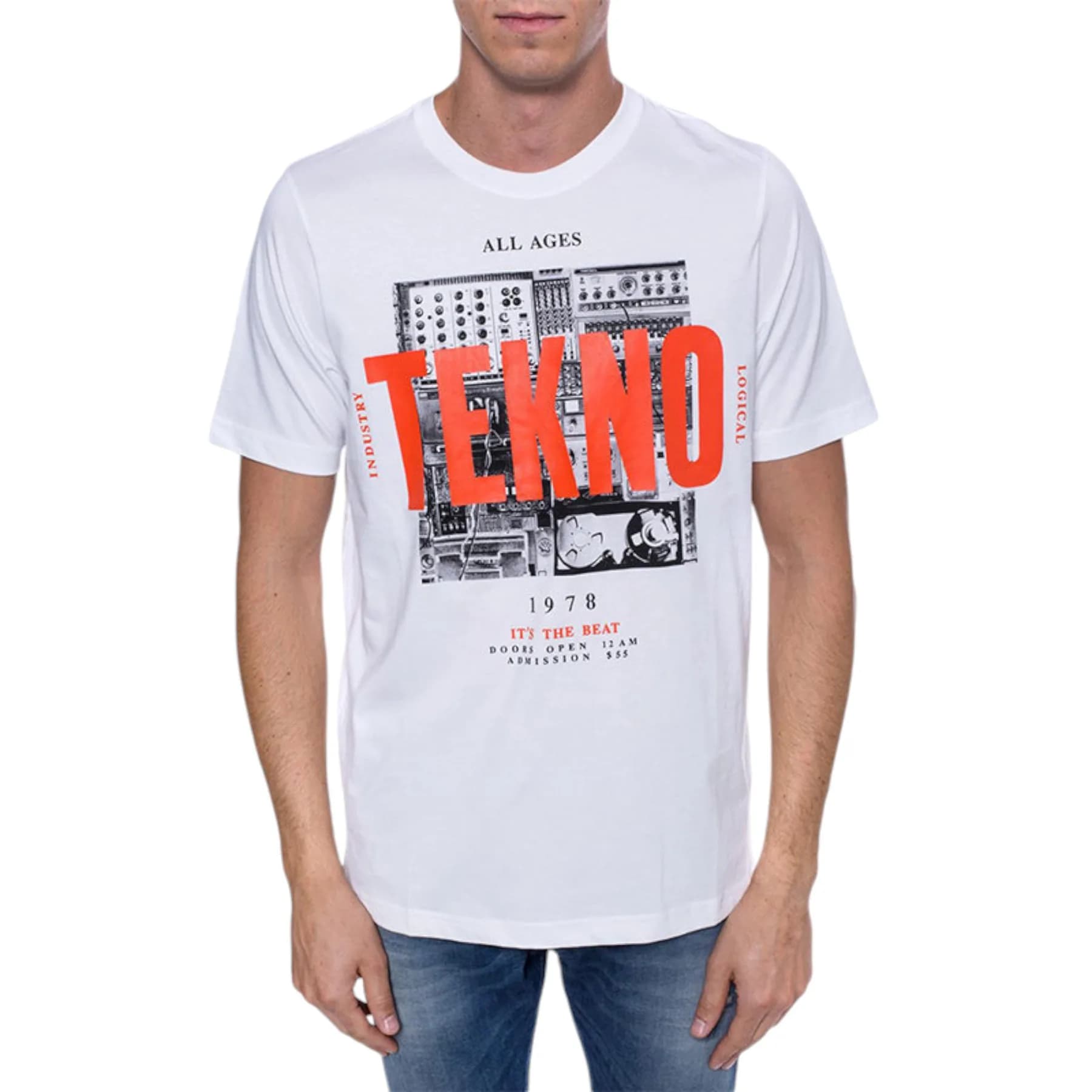 DIESEL T JUST WA Mens T Shirt 