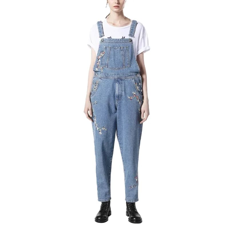 DIESEL DE PARKER Womens Full Length Denim Dungarees