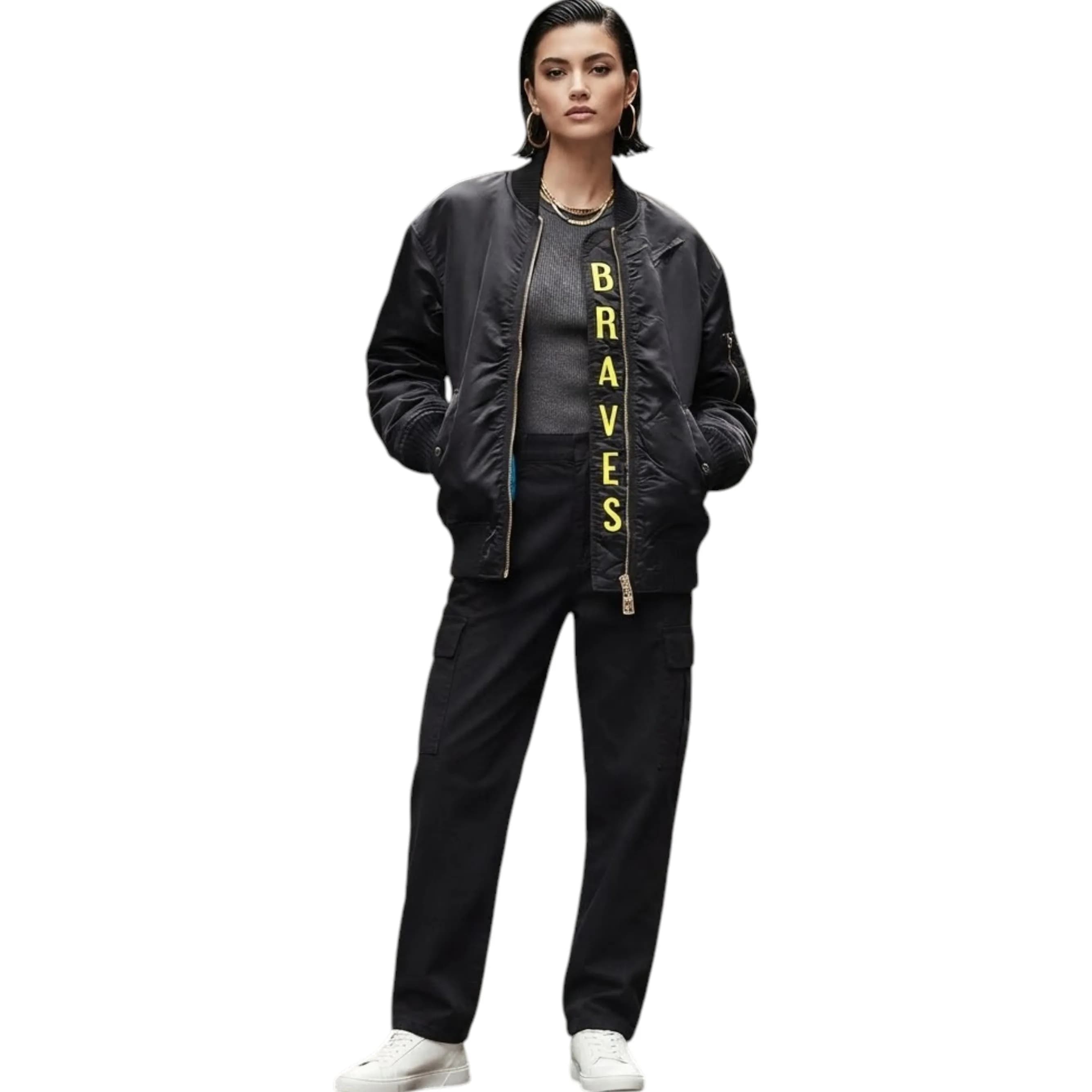 DIESEL R KRISTA Womens Bomber Jacket 