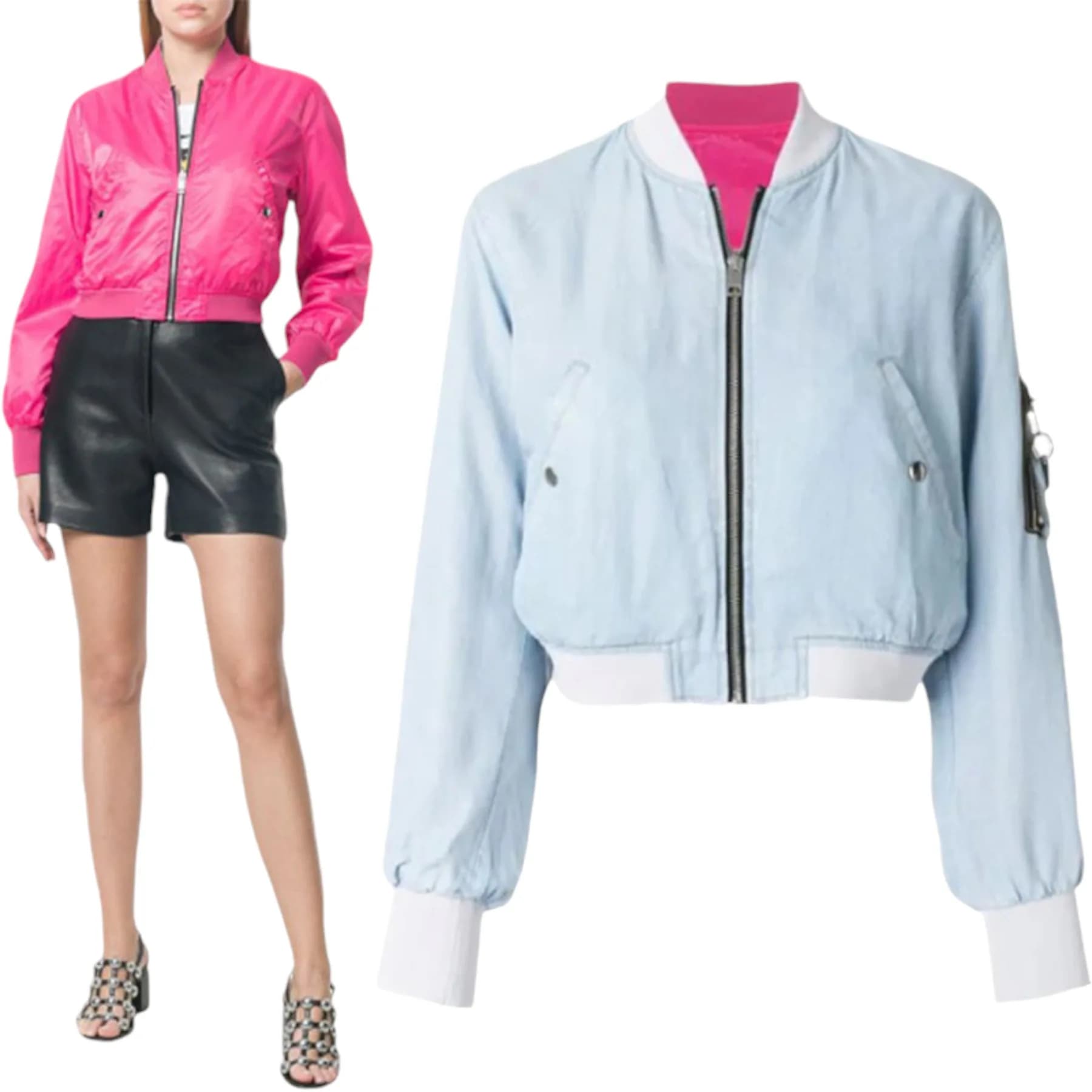 DIESEL DE BRUCE Womens Bomber Jacket 