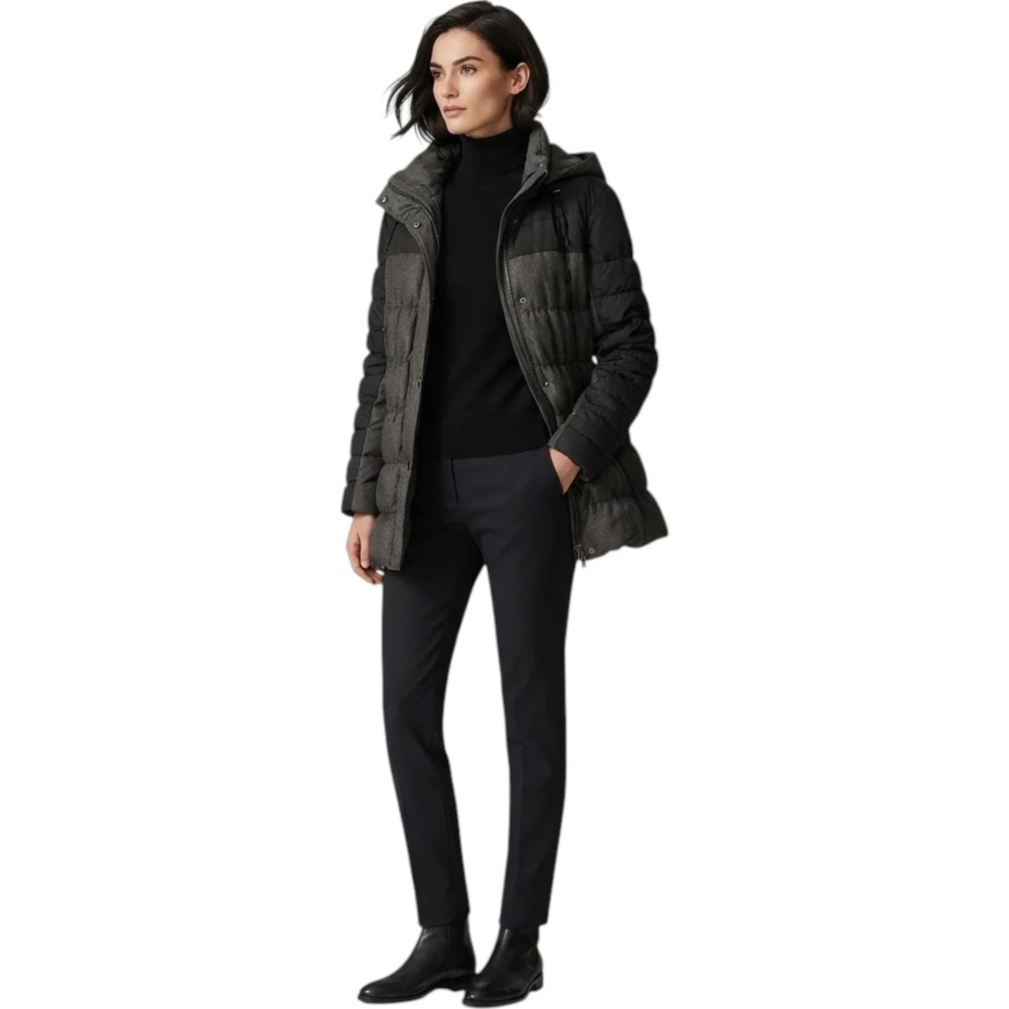 SAMOON Womens Puffer Jacket 