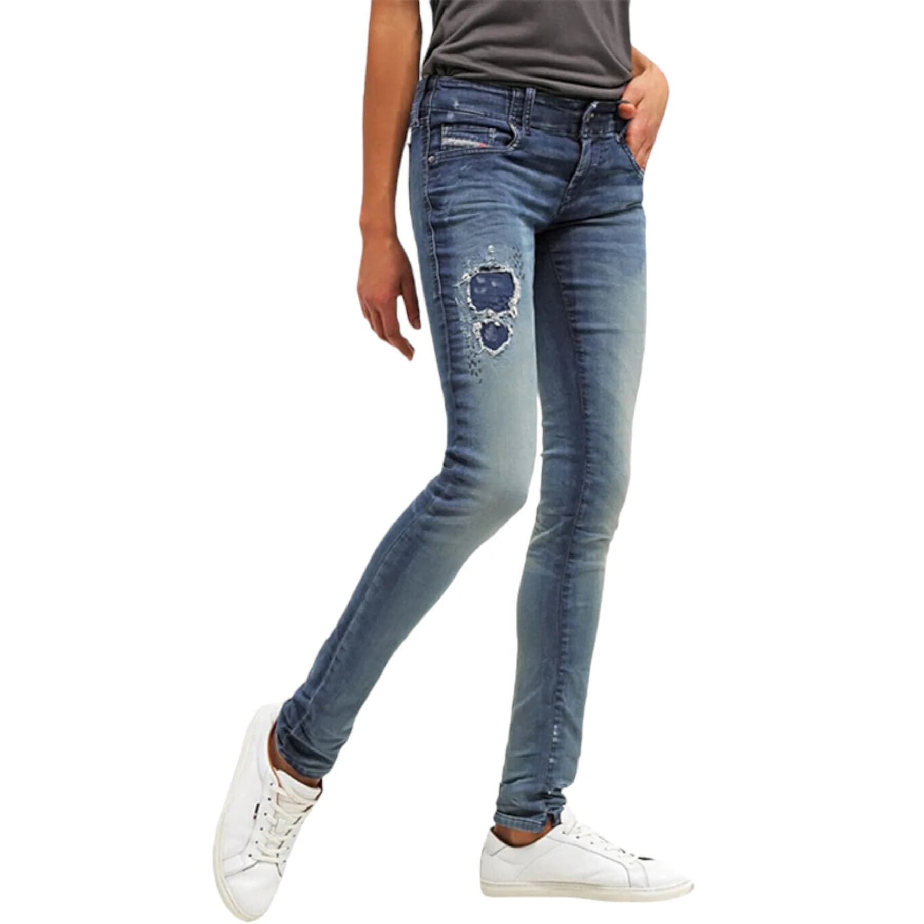 DIESEL GRUPEE NE 0672F Womens Jogg Jeans