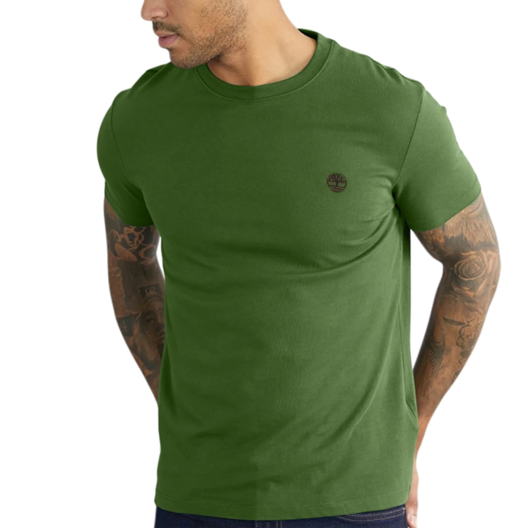 Timberland Logo Mens T Shirts Classic