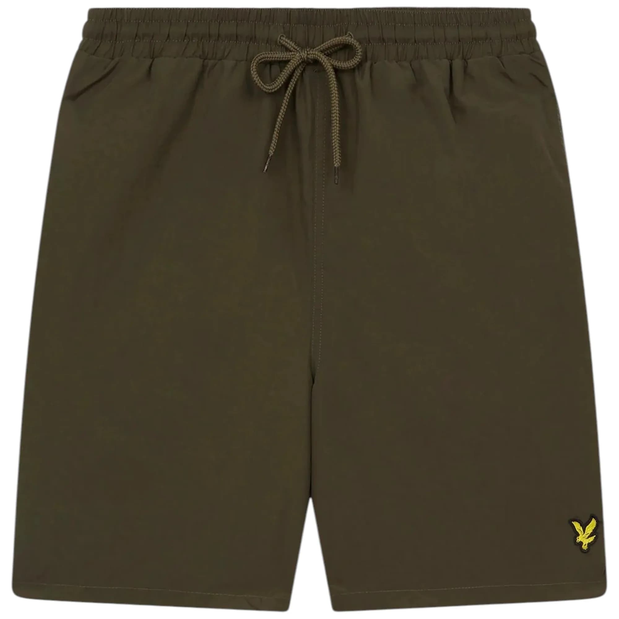 Lyle And Scott Mens Swim Shorts Rubberised Logo Casual Vintage Soft Half Pa