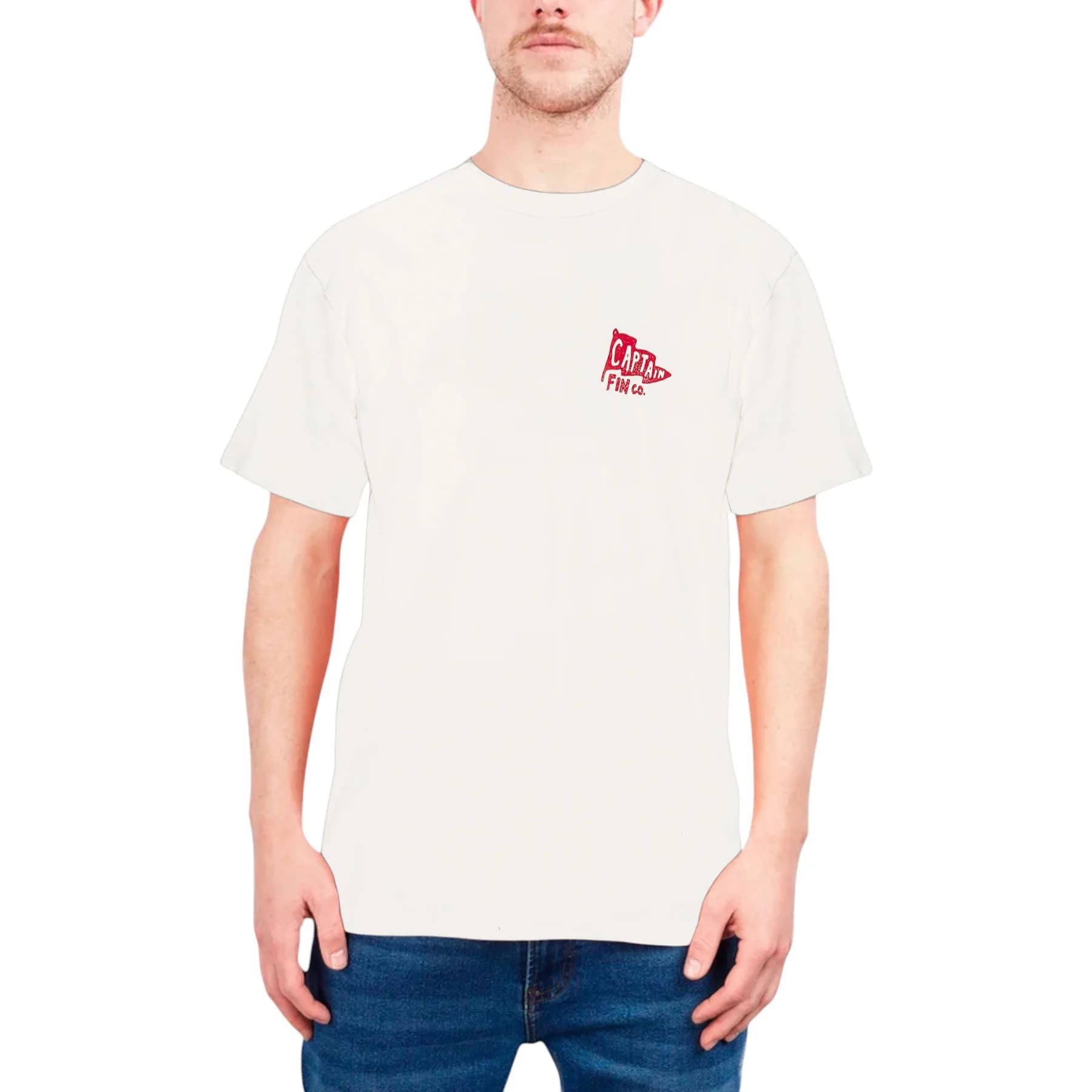 Captain Fin Pennant Mens Graphic Print T Shirts