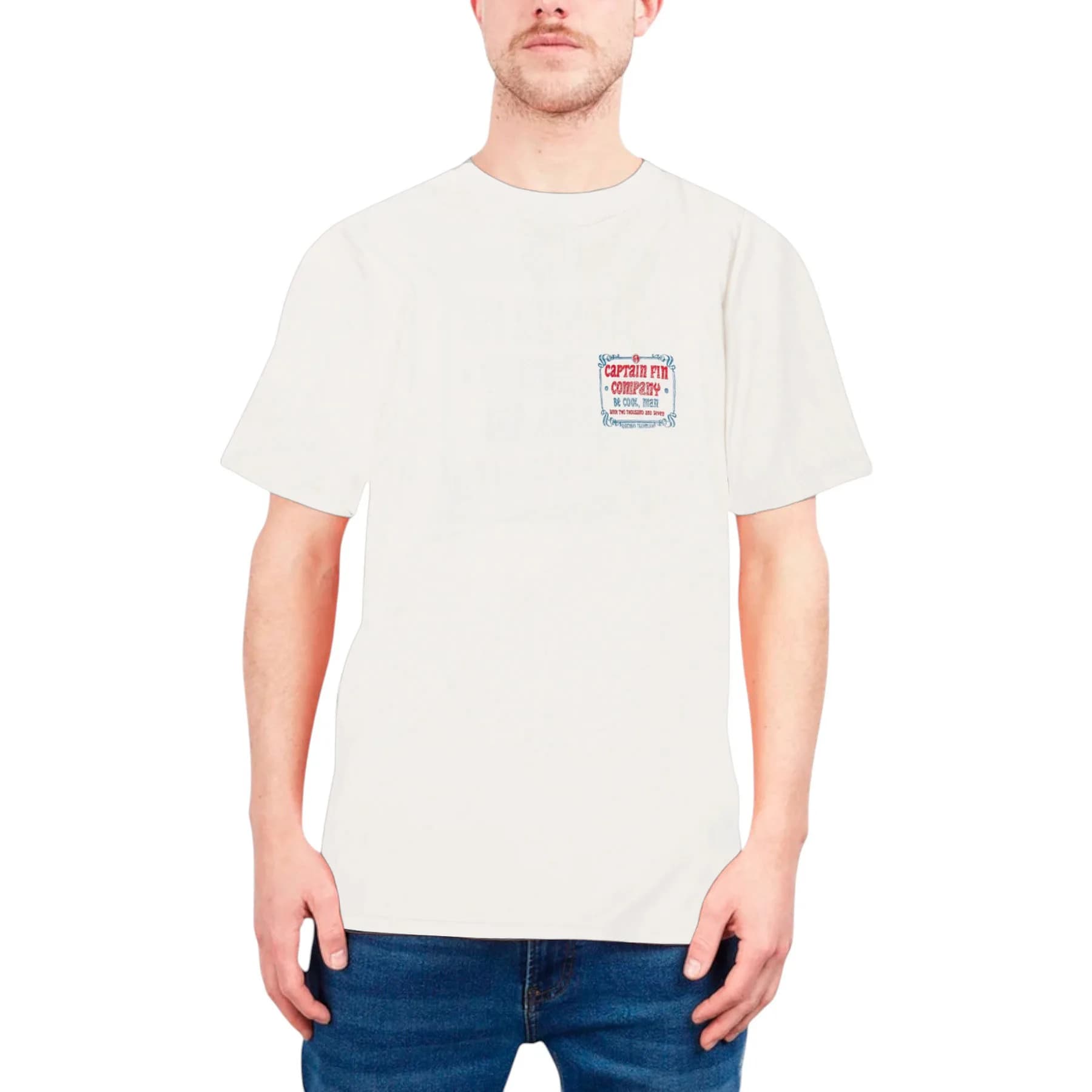 Captain Fin Drainpipes Logo Mens T Shirts