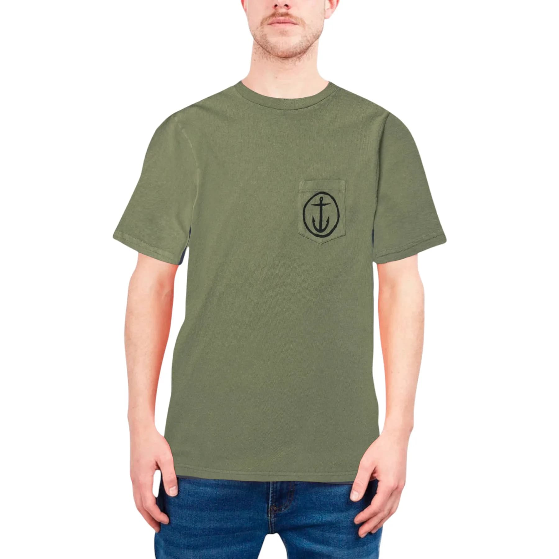 Captain Fin Pocket OG Mens T Shirts