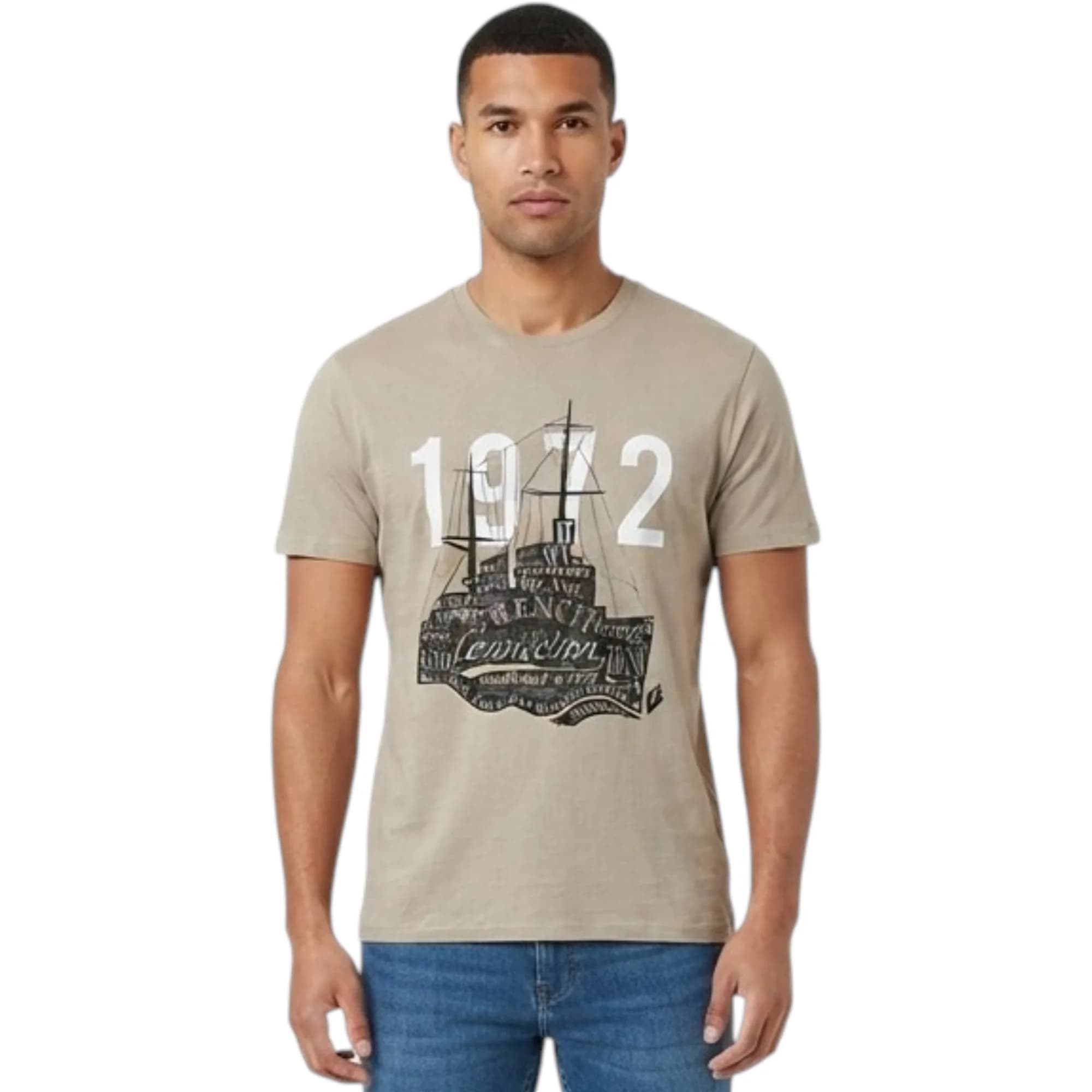 French Connection Mens Printed T Shirts