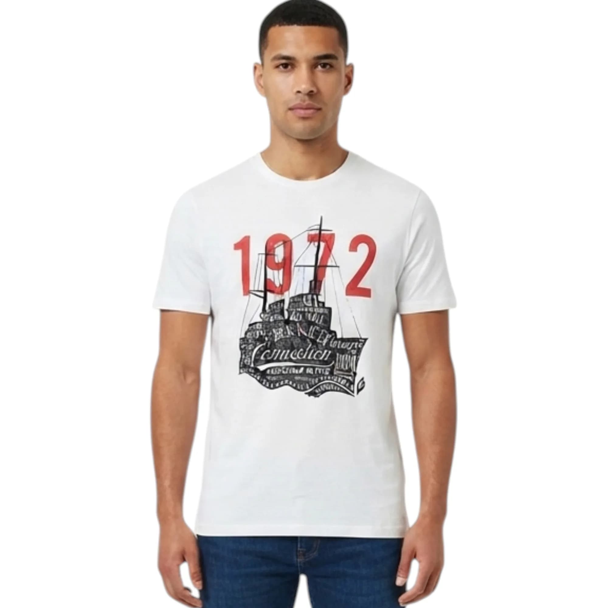 French Connection Mens Printed T Shirts