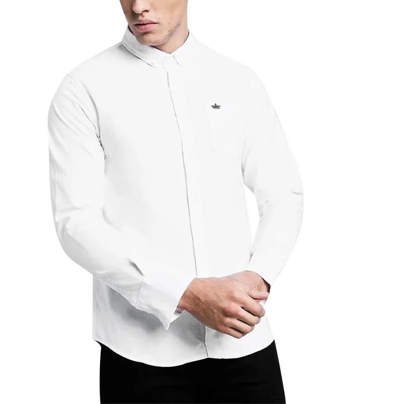 BRAVE SOUL MSH-230POMPEIIG Mens Oxford Shirt