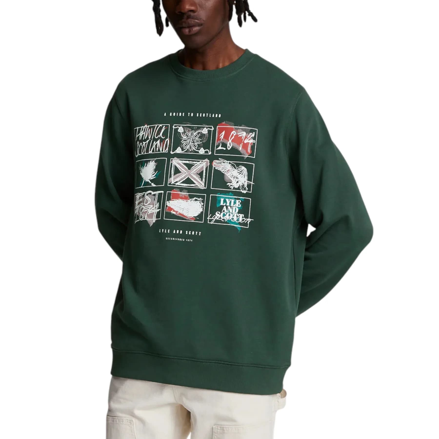 Lyle & Scott ML2119V Mens Graphic Sweatshirt
