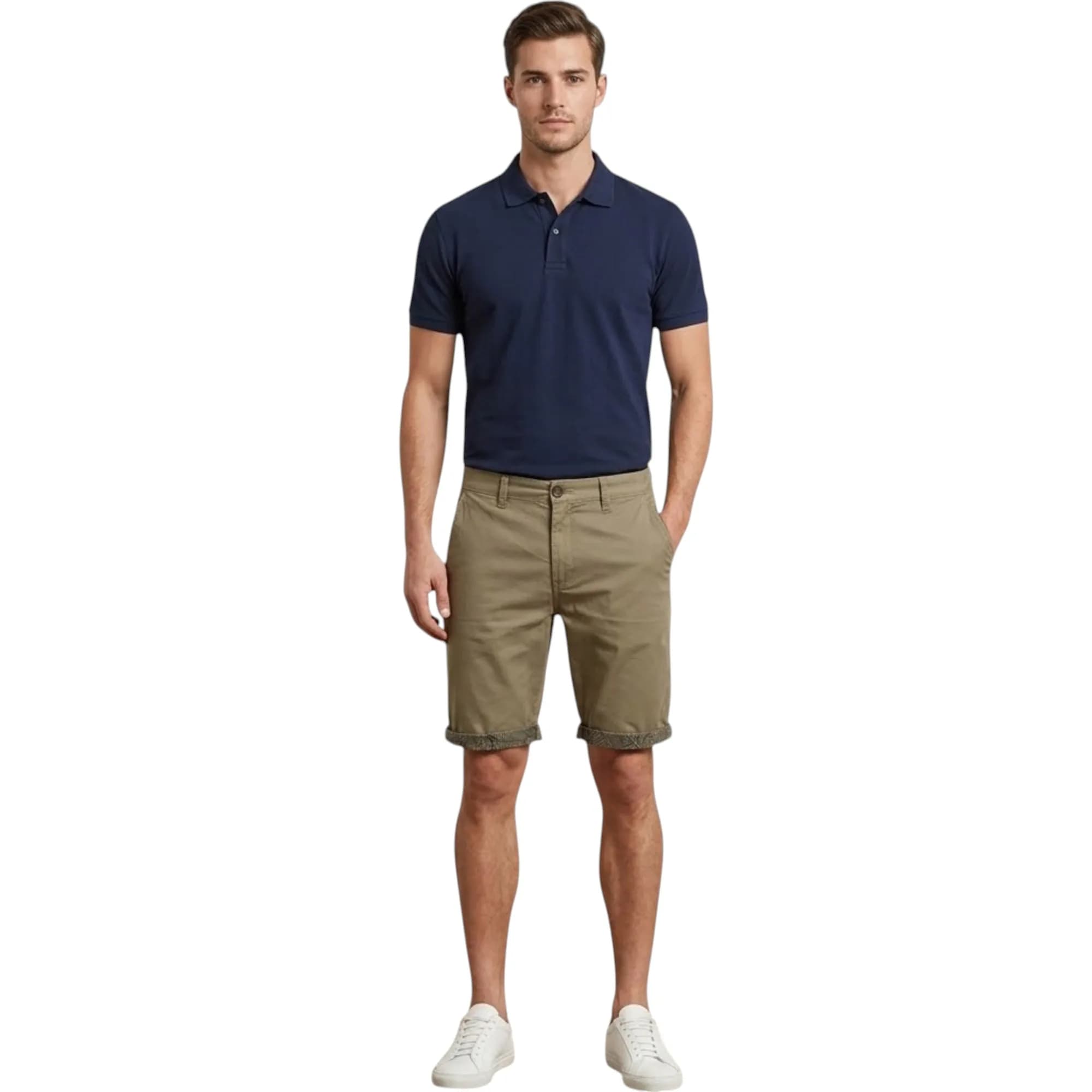 THREADBARE Mens Chino Shorts