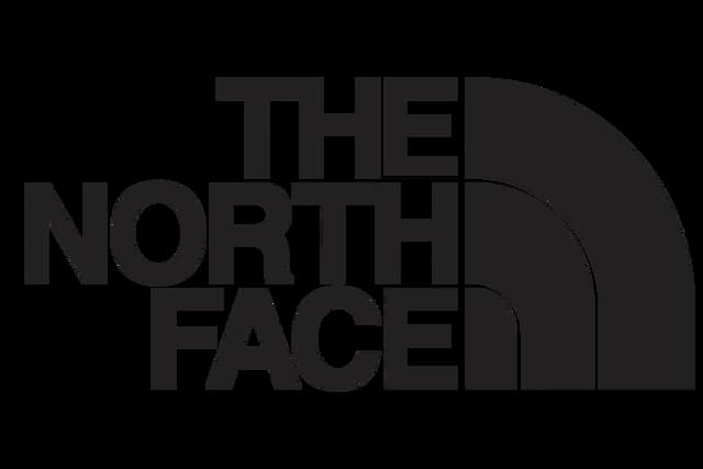 Brand logo of the north face