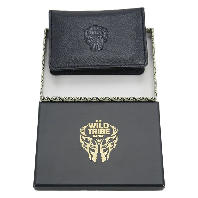 Featured product image of mens-wallet-black-genuine-leather-with-gift-box