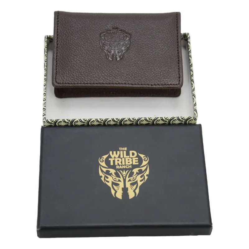 Featured product image of mens-wallet-brown-genuine-leather-with-gift-box