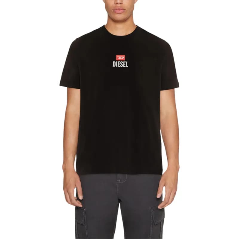 Featured product image of diesel-t-just-small-new-d-logo-mens-t-shirts-cotton-tee