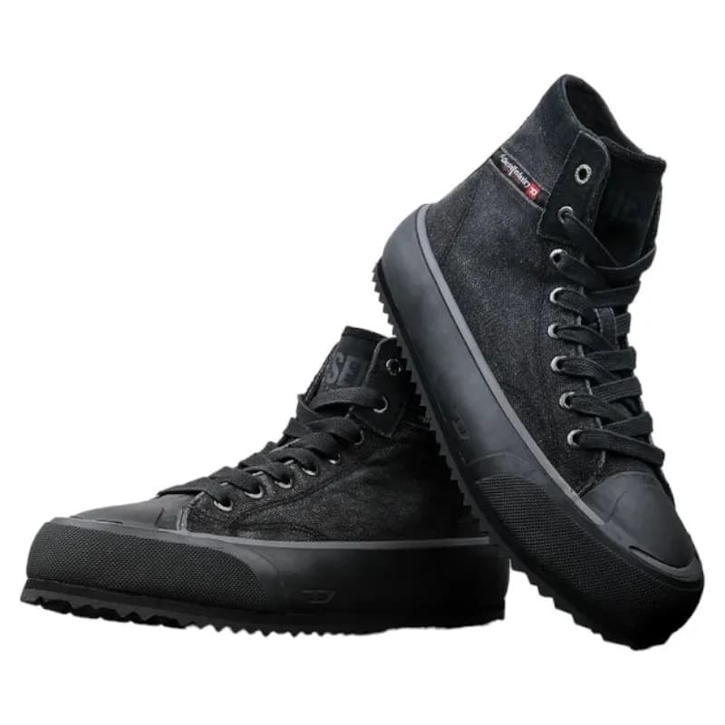 Featured product image of diesel-s-principia-mid-h1645-mens-canvas-shoes-high-top-black