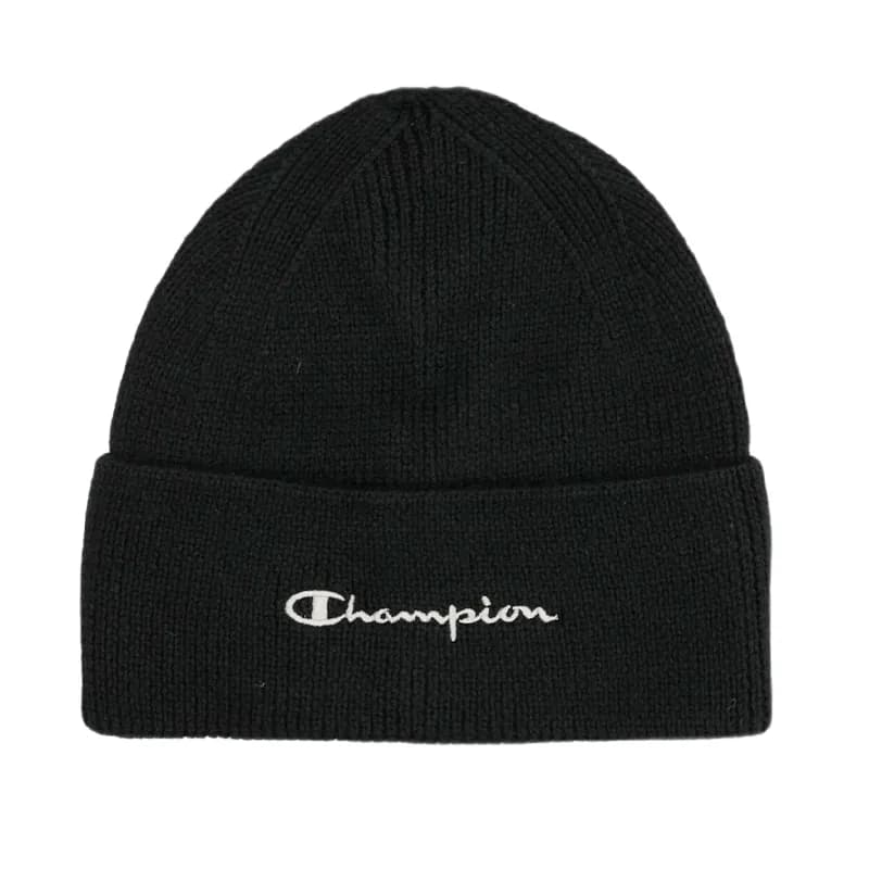 Featured product image of champion-mens-beanie-hat-thick-winter-warm-ribbed-caps-black