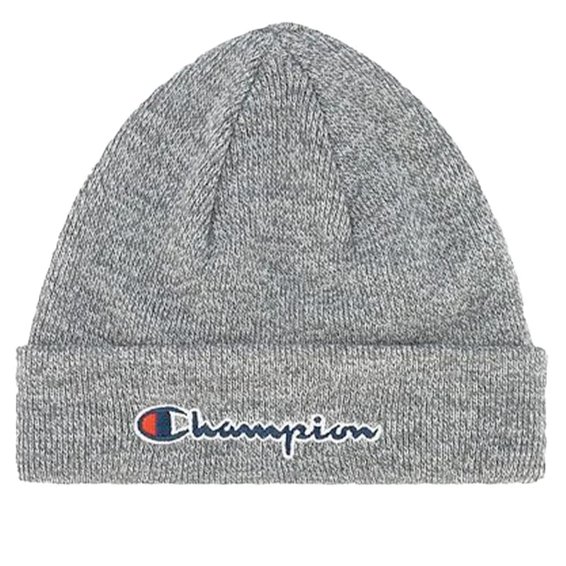 Featured product image of champion-mens-beanie-hat-winter-thick-knitted-ribbed-caps-grey