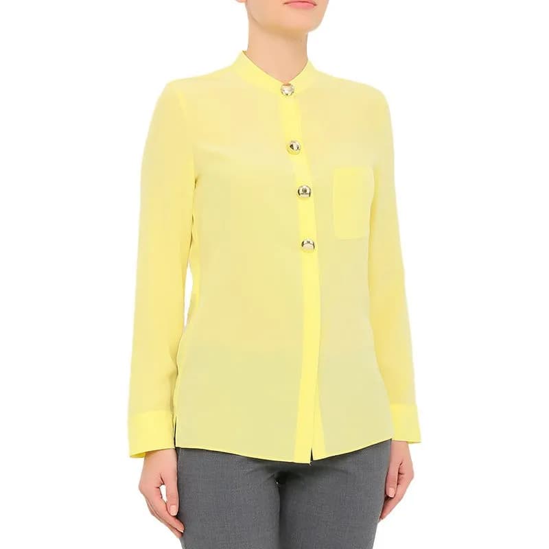 Featured product image of emporio-armani-u2c50t-womens-silk-shirts-long-sleeve-yellow