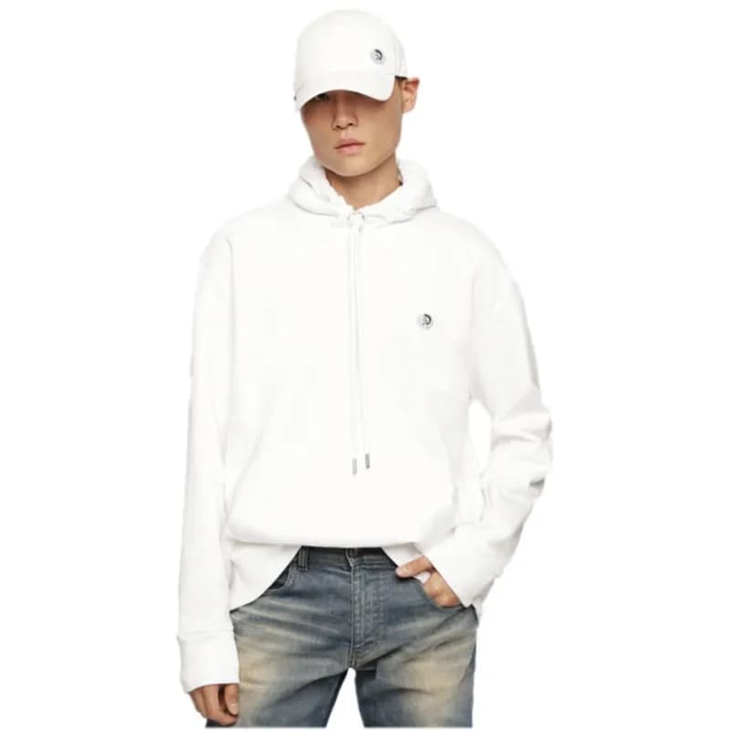 Featured product image of diesel-s-after-felpa-mens-hoodie-pullover-hooded-sweatshirt-lounge-wear