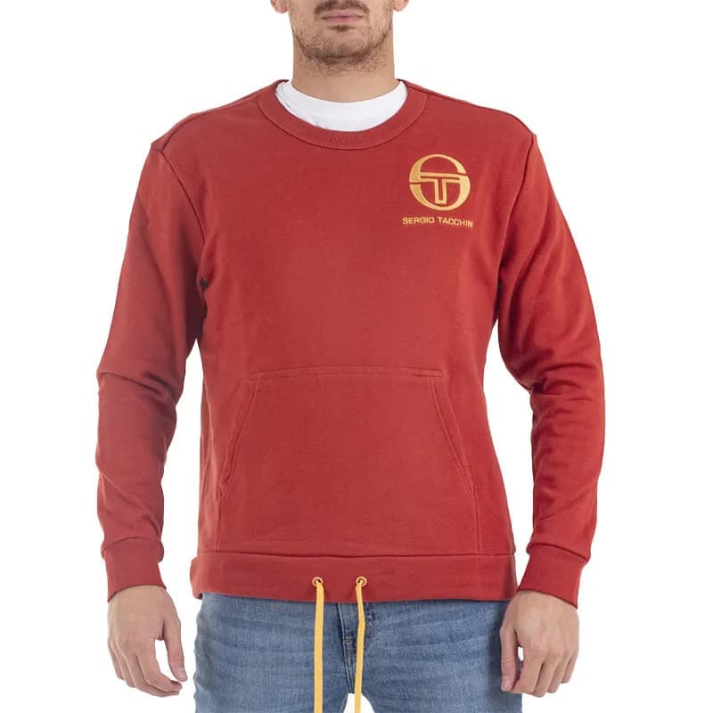 Featured product image of sergio-tacchini-mens-pullover-jumper-crew-neck-cotton-sweater-long-sleeve-tops