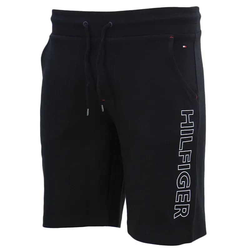 Featured product image of tommy-hilfiger-mens-shorts-bermuda-sweat-knee-half-pant-black