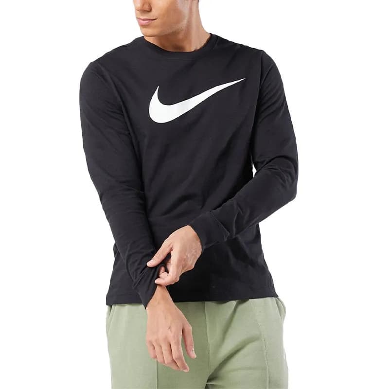 Nike Sportswear Dz2987 Mens Long Sleeve T Shirts Swoosh Logo