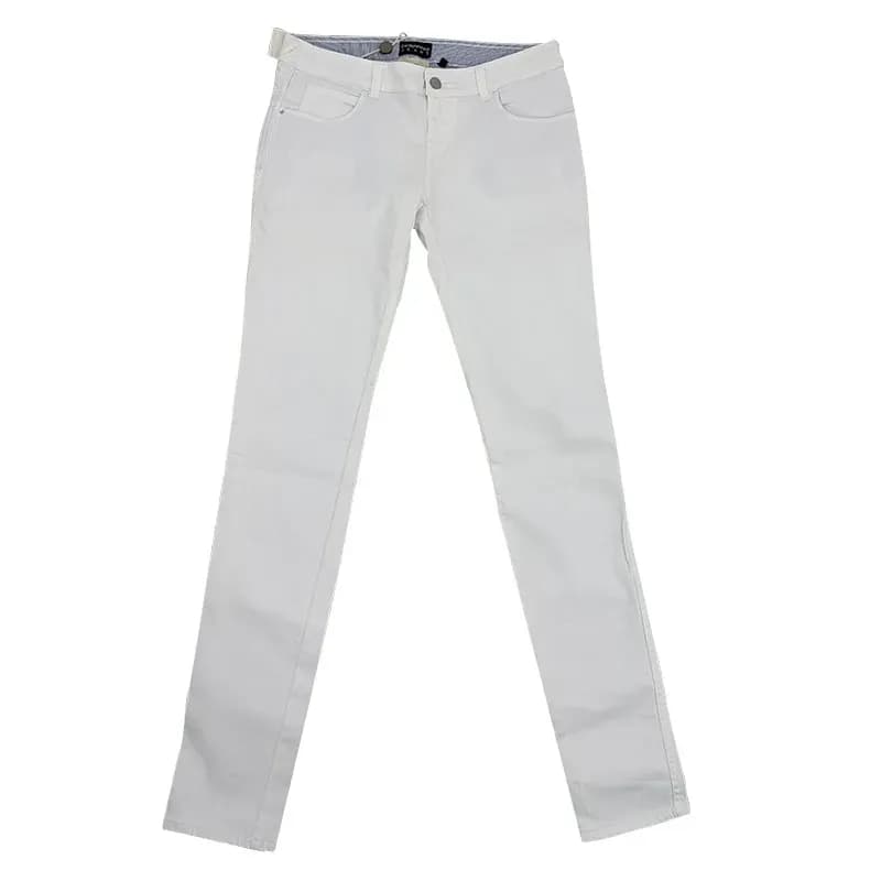 Featured product image of emporio-armani-j18hj-women-denim-jeans-gabardine-white-trousers