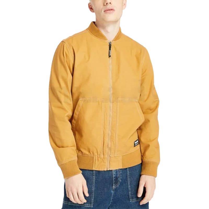 Featured product image of timberland-mens-bomber-jackets-full-zip-khaki