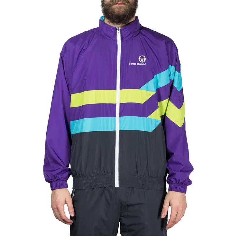 Featured product image of sergio-tacchini-90s-mens-hooded-track-jacket-purple