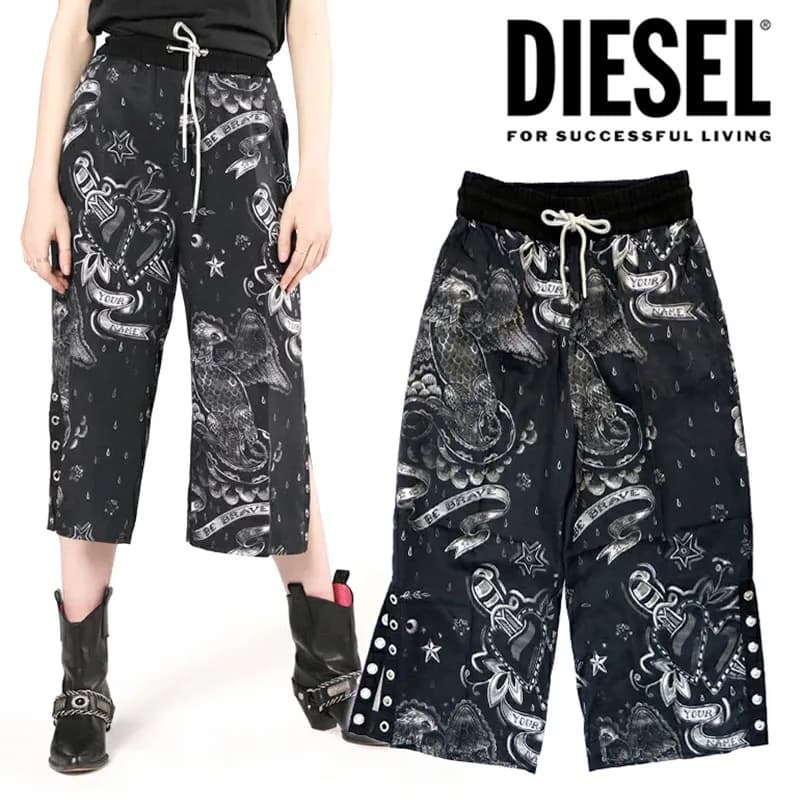 Featured product image of diesel-p-ballis-0aara-womens-trousers-black