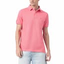Featured image of tommy hilfiger mens polo shirts1985 casual polo golf tee vivid raspberry