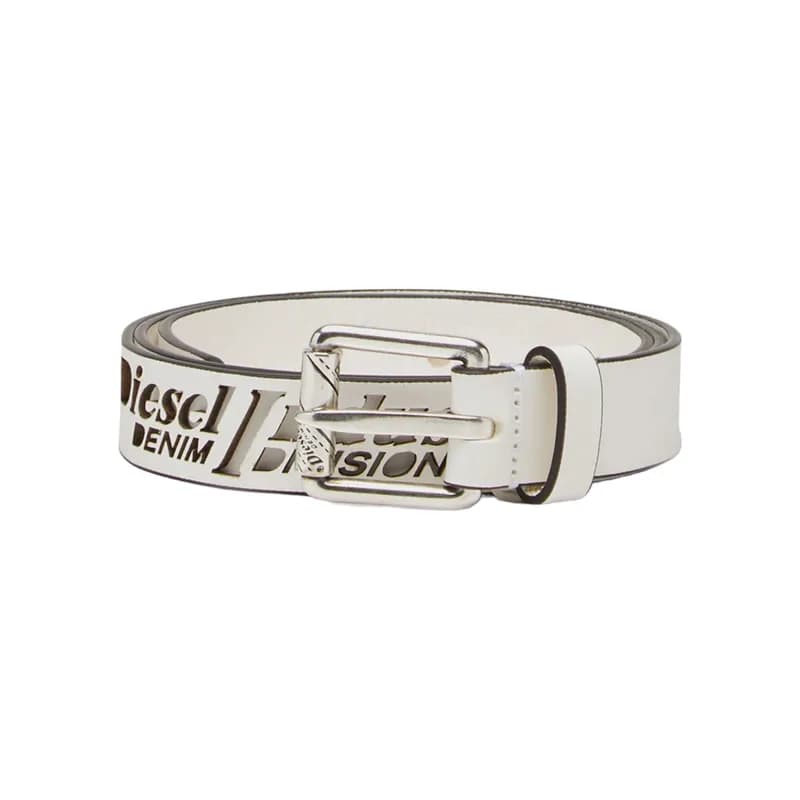 Featured product image of diesel-logo-b-burnout-mens-leather-belts-metal-buckle-cream