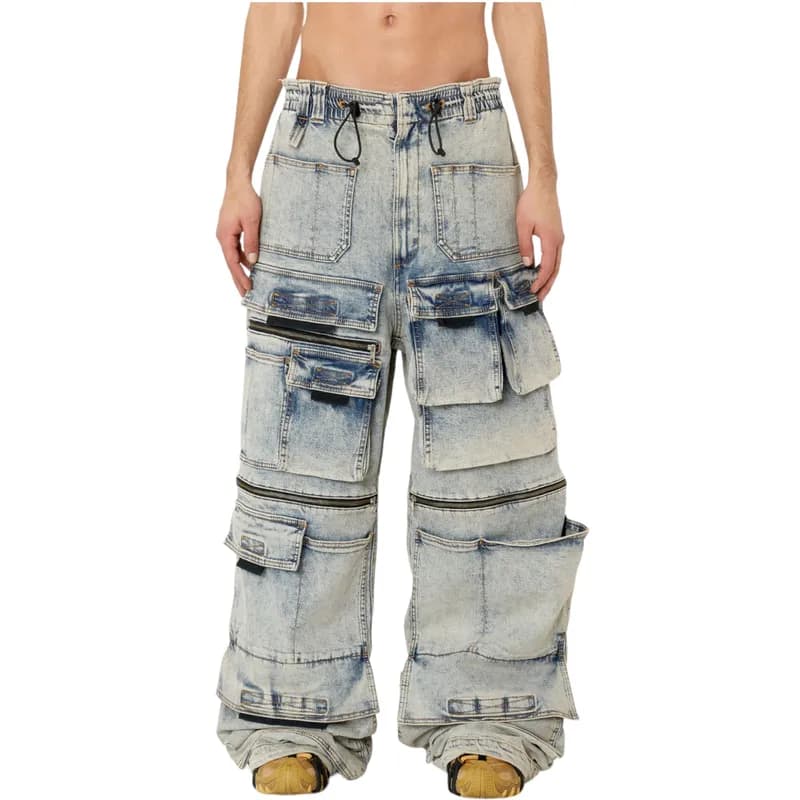 Featured product image of diesel-d-only-pockets-mens-denim-jeans-baggy-trousers
