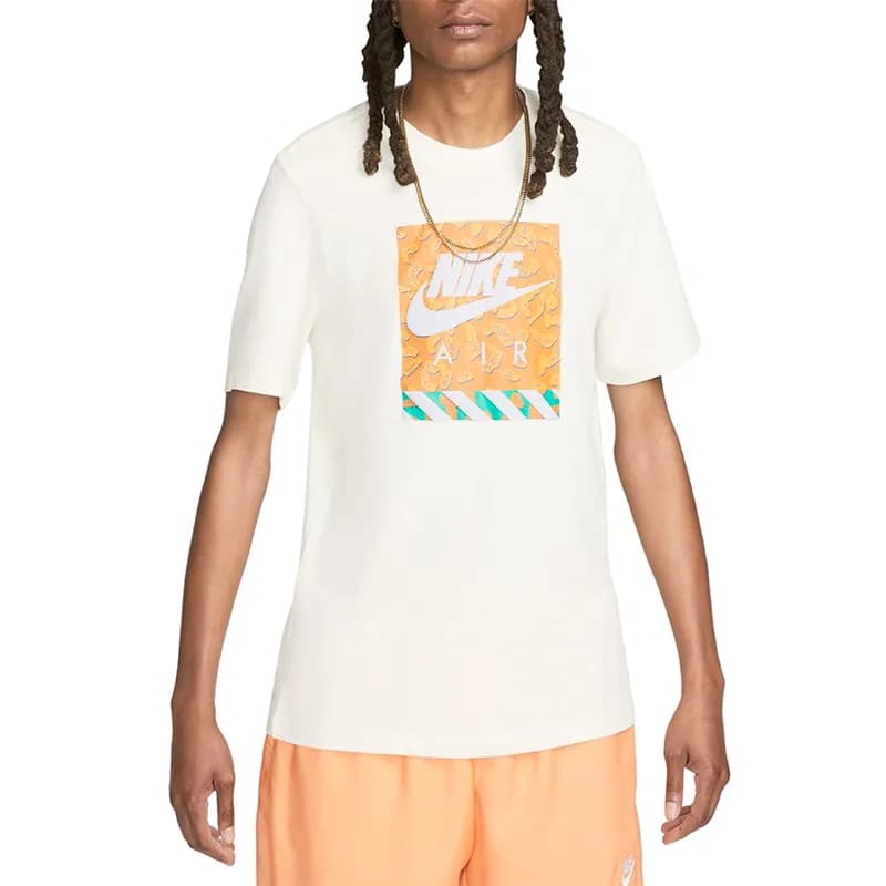 Featured product image of nike-air-mens-t-shirts-crew-neck-casual-cotton-white-tee