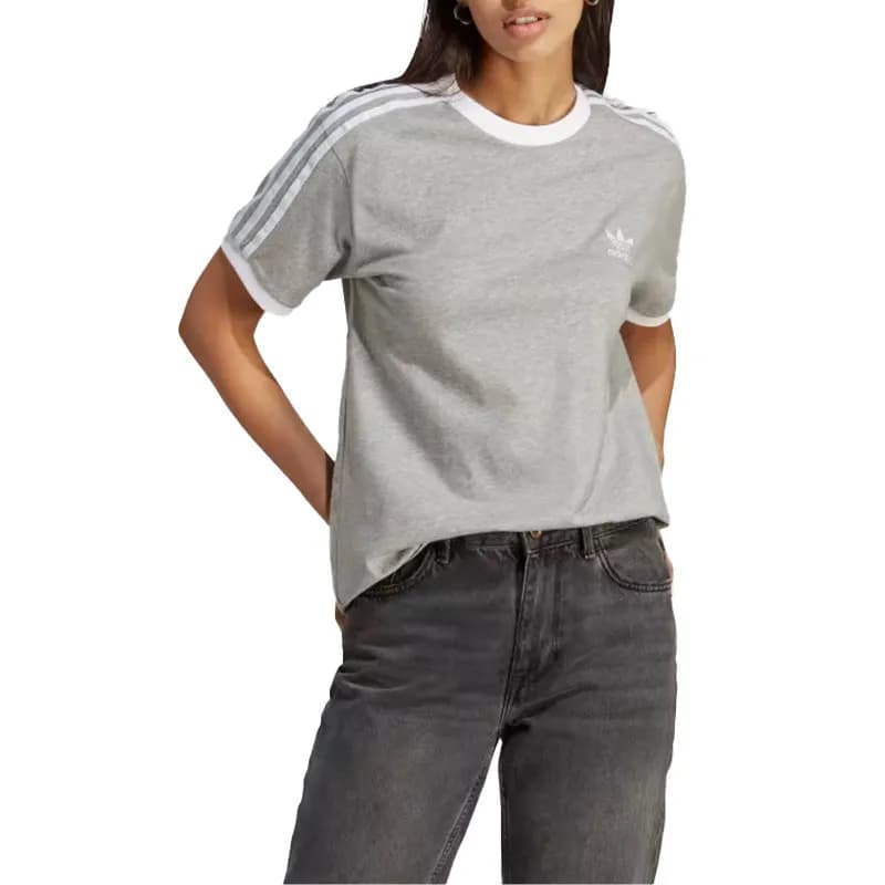 Featured product image of adidas-ed7593-women-3-stripes-t-shirt-crew-neck-short-sleeve-tee