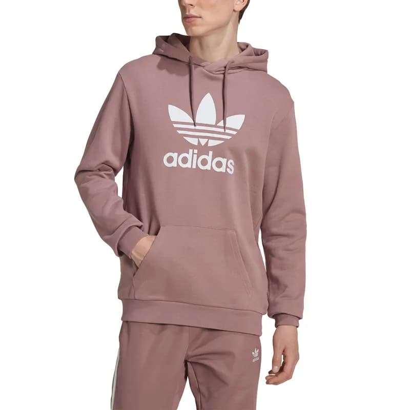 Featured product image of adidas-mens-hoodies-trefoil-fleece-hoody-sweatshirts-sweats-tops