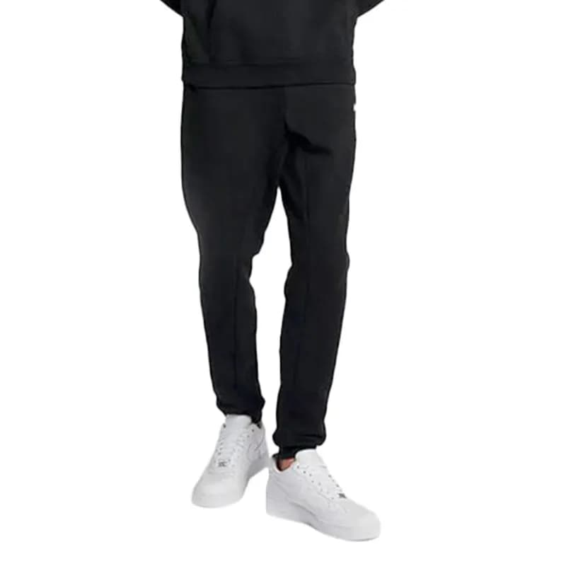 Featured product image of nike-mens-cotton-joggers-sports-gym-trousers-black