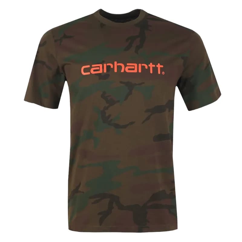 Featured product image of carhartt-wip-mens-t-shirts-script-camouflage-relaxed-fit