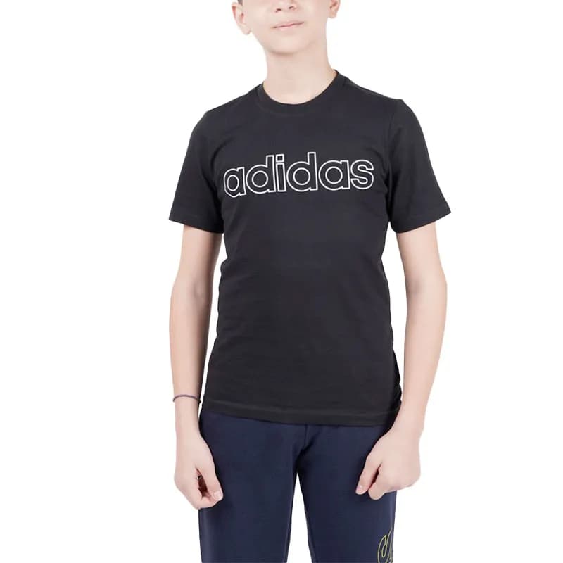Featured product image of adidas-gn4006-kids-t-shirts-crew-neck-short-sleeve-black