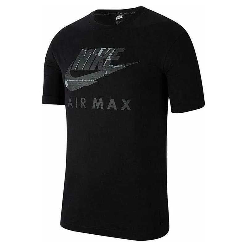 Featured product image of nike-air-max-mens-t-shirt-athletic-cut-cotton-crew-neck-tee-black