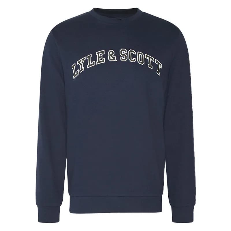 Featured product image of lyle-and-scott-mens-sweatshirts-ml1739v-navy-blue