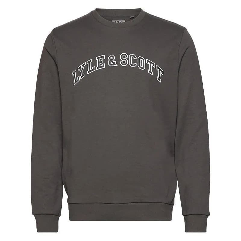 Featured product image of lyle-and-scott-mens-sweatshirts-ml1739v-granite-green