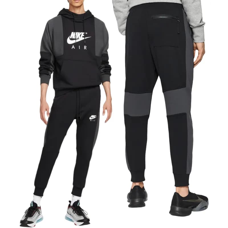 Nike Air Dd6383 Mens Fleece Tracksuits Swoosh Hoodie Joggers Set