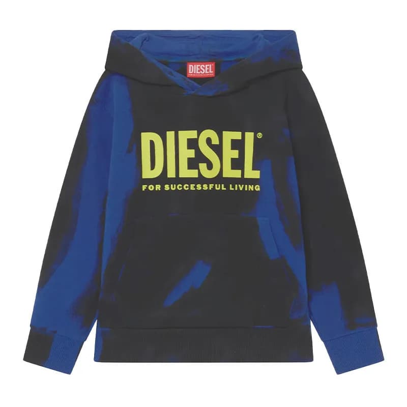 Featured product image of diesel-snork-over-unisex-kids-boys-girls-hoodie-blue