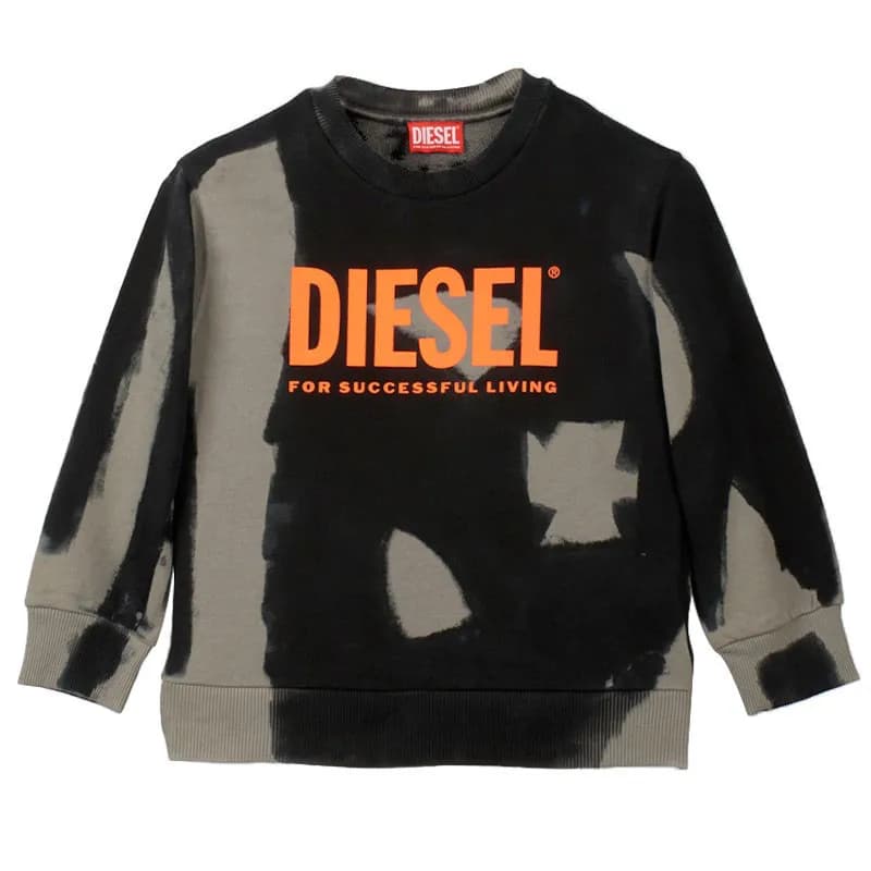 Featured product image of diesel-smart-over-unisex-kids-boys-girls-sweatshirt-black