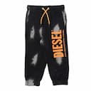 Featured image of diesel smart over unisex kids boys girls joggers black